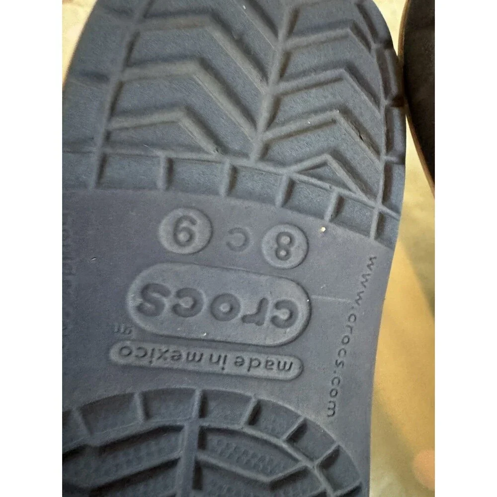 Crocs Classic Unisex Kids Clogs - Size 8/9 Navy Blue